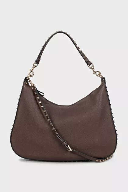 Коричневая сумка Rockstud