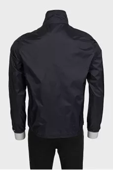 Men's black jacket with brand logo