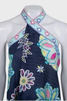 Beach blouse with ties