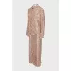 Pink suit decorated with sequins