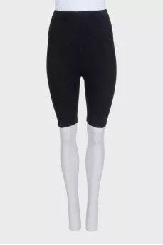 Black suit with cycling shorts