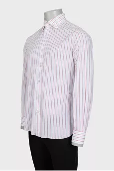 Men's multi-colored striped shirt