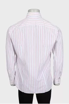 Men's multi-colored striped shirt