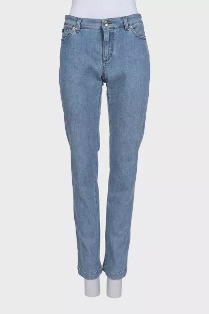 Light blue skinny fit jeans