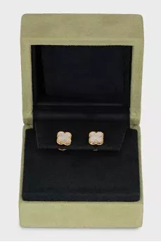 Sweet Alhambra gold earrings