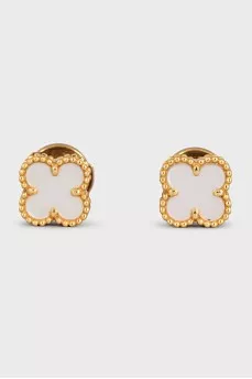Sweet Alhambra gold earrings