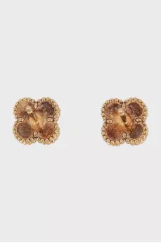 Sweet Alhambra gold earrings