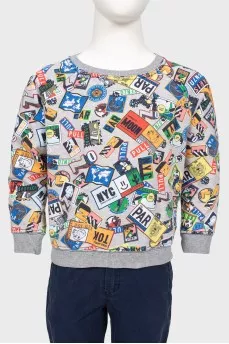 Children's printed sweatshirt