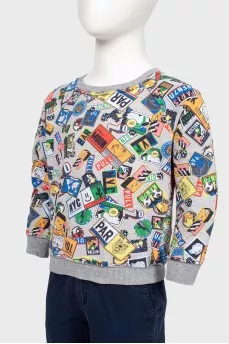 Children's printed sweatshirt