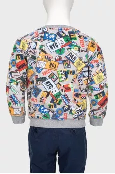 Children's printed sweatshirt