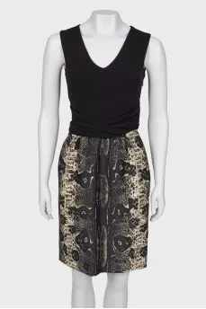 Animal print dress