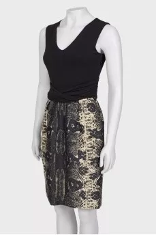 Animal print dress