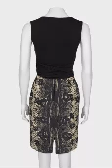 Animal print dress