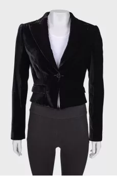 Velor black jacket