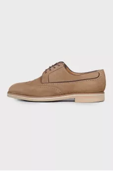 Men's textile brogues