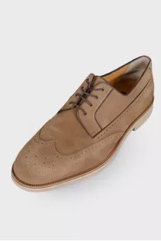 Men's textile brogues
