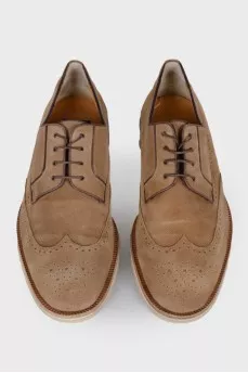 Men's textile brogues