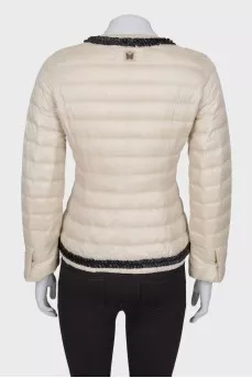 Dairy jacket with ruffles