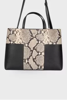 Сумка Two-Tone Snakeskin Tote