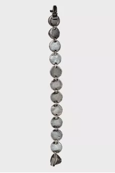 Bracelet with spikes in rhinestones