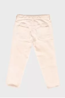 Children's pink jeans