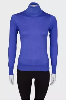 Blue cashmere sweater