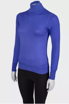 Blue cashmere sweater