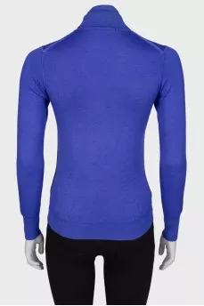 Blue cashmere sweater