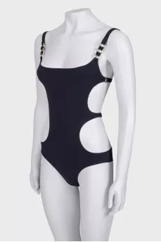 Black swimsuit with tag