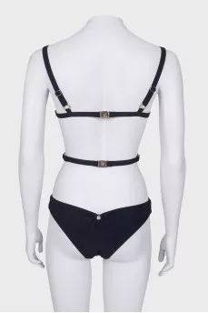 Black swimsuit with tag