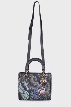 Сумка Lady Dior Nature Ballet с биркой