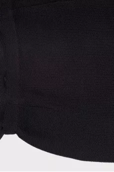 Fitted skirt with sheer insert