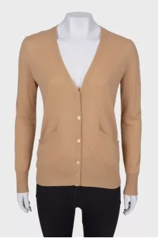 Sand cardigan with buttons