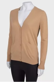 Sand cardigan with buttons