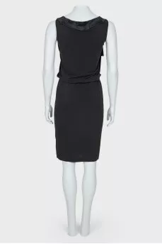 Black dress with bow