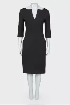 Black dress with pockets