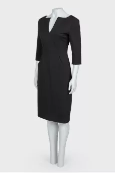 Black dress with pockets