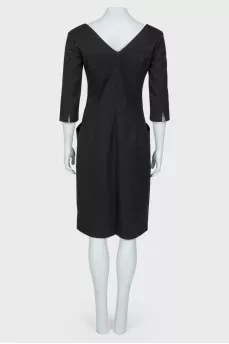 Black dress with pockets