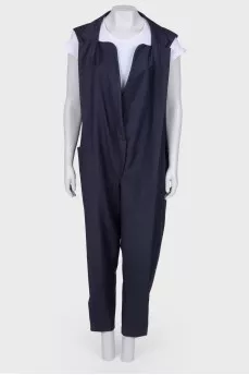 Classic blue jumpsuit