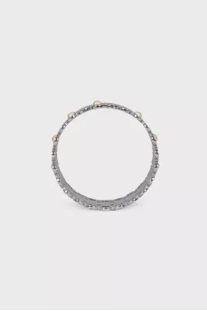 Round cut -off bracelet