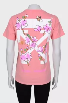 Pink T-shirt with print