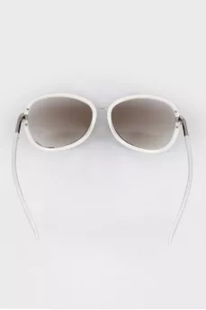 White frame sunglasses