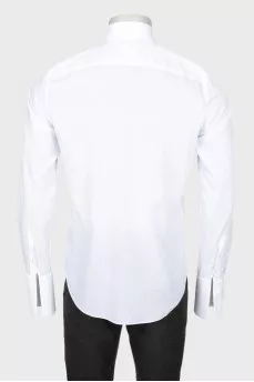 Men's white classical shirts