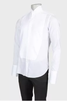 Men's white classical shirts