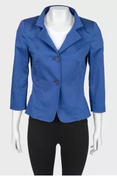 Blue fitted jacket