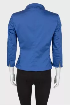 Blue fitted jacket