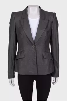 Gray wool jacket