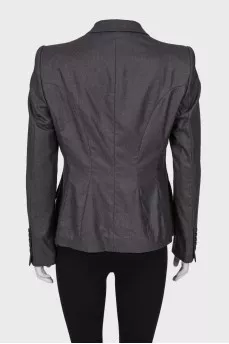 Gray wool jacket