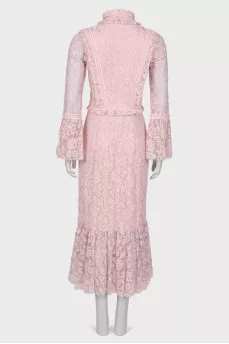 Pink maxi dress
