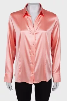 Silk pink blouse